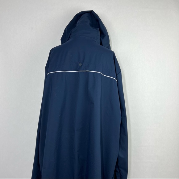 Hunter x Target Blue Size 3XL Men's Full Zip Hooded Windbreaker Jacket - Picture 6 of 7